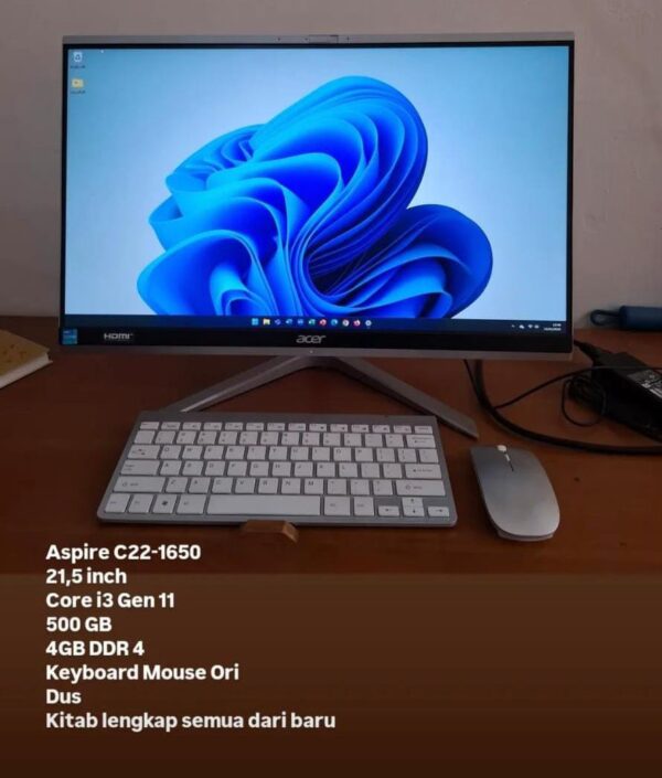 Acer Aspire C22-1650 All-In One Computer Minimalis (2022)